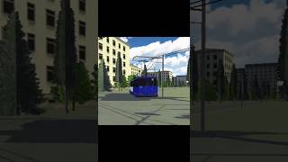 MicroTrolleybus Simulator Старый город bestbussimulatorgamesforandroid trolleybus trolleybuses [upl. by Eibber]