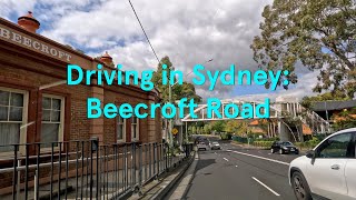 Driving in Sydney Beecroft Road [upl. by Aleb117]