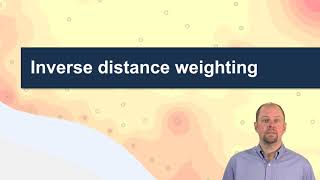 Inverse distance weighting for creating a surface from sample points [upl. by Audsley]