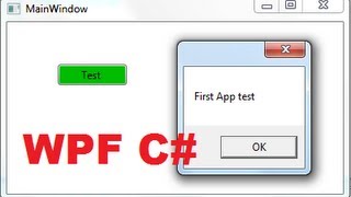 C WPF Tutorial 1 Getting Started and Creating Your First Application [upl. by Aisela]