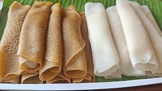 Easy 2 Types of Patisapata Pitha With Kheer in 10 minutes  Bengali Patishapta Pitha Recipe [upl. by Godart819]