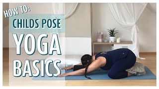 How to Do Childs Pose Stretch for Beginners  Child Pose Variations and Tutorial  Yoga Basics [upl. by Nayd]