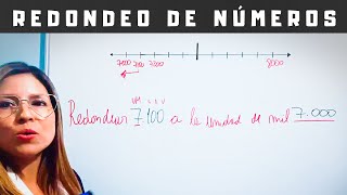 Ejemplos de redondeo utilizando la recta numérica Chile [upl. by Brookes]