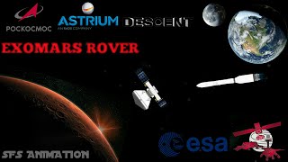 ESA Exomars Rover Rosalind Franklin  2020 Mission to Mars Spaceflight Simulator exomars rover [upl. by Arlina]