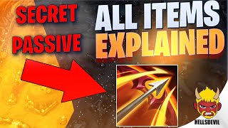 WILD RIFT  ALL ITEMS EXPLAINED INDEPTH  SECRET PASSIVES 2023 [upl. by Beverlie]