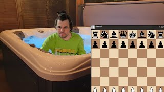 Magnus Carlsen streams Titled Tuesday March 2023  HOT TUB STREAM [upl. by Lletnahc]