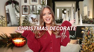 NEW CHRISTMAS DECORATE WITH ME🎄 Cozy Vibes Home Decor amp Tour 2024 [upl. by Carmelia]