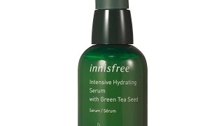 INNISFREE 🌿 Green Tea Seed Intensive Hydrating Serum Review [upl. by Ulane]