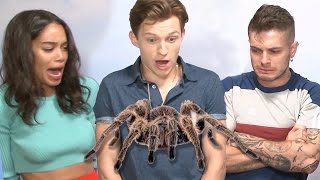 Tom Holland Cute amp Funny Moments  Spider Man Homecoming Interview [upl. by Girardo]