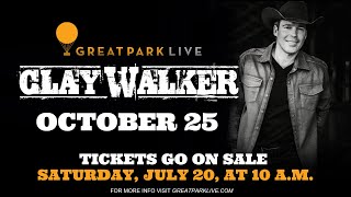 Clay Walker at Great Park Live October 25 [upl. by Trueman]