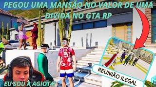 PAULINHO PEGOU UMA MANSÃO NO VALOR DE UMA DIVIDA NO GTA RP😂🔥  REUNIÃO ILEGAL COM OS MAGOS VEJA [upl. by Melvena611]