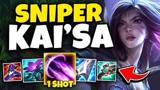 THE BEST KAISA BUILD YET SNIPER KAISA MOVIE [upl. by Arquit]