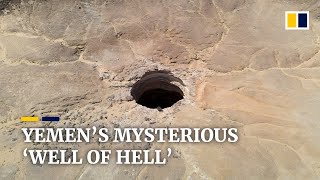 ‘Well of Hell’ what lies beneath Yemen’s mysterious giant hole in AlMahra desert [upl. by Malchy508]