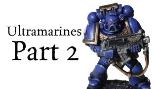 How to paint Ultramarines Space Marines pt2 [upl. by Norramic]