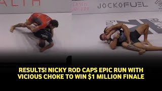 ADCC 2024 Highlights Nicky Rod caps epic run with vicious choke to win 1 million finale [upl. by Aihsenor]