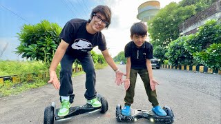 hoverboard Race With Kunali 😍 [upl. by Shea]