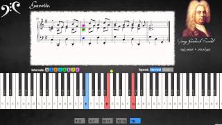 Handel  Gavotte Learn to play [upl. by Trenton448]