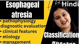 Esophageal atresia classification etiology pathophysiology diagnosis  managementHindi [upl. by Tyson]