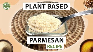 Plant Based Parmesan Recipe  Easy Healthy and Cheesy DairyFree Alternative  Vegan Cheese [upl. by Massey328]