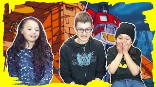 Kids REACT to The Transformers The Movie 1986 Trailer [upl. by Mccoy660]