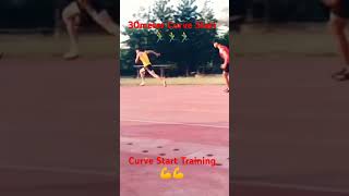 Curve Start 30m  army athlete motivation youtubeshorts ytshorts neerajchopra sprint viral [upl. by Stalker807]