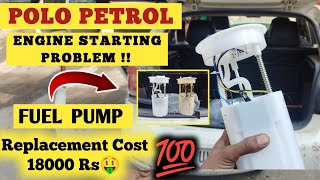 VW Polo Engine Starting Problem  Fuel Pump Replacement  TheRearHub startingproblem vwpolo [upl. by Enak]