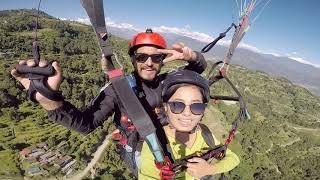 Paragliding In Pokhara Nepal 🇳🇵paragliding Vlog1 Acrobatics Sound Anxmus5 [upl. by Yeleak970]