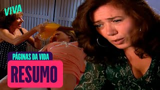 LÃ‰O VOLTA MARTA CONHECE CLARA SANDRA TOMA BANHO DE SUCO E MAIS  PÃGINAS DA VIDA  RESUMO [upl. by Joann]