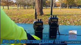 CB Radio Range Test Midland 75822 Portable Test SHTF communications cbradio midland [upl. by Hermia413]