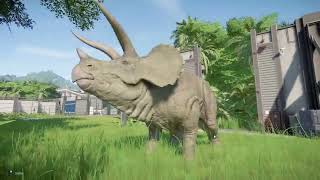 Jurassic World Evolution Triceratops [upl. by Eniawed]