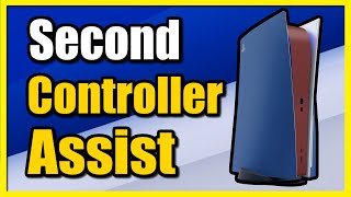 How to use 2 Controllers to Play Same Game on PS5 Console Easy Tutorial [upl. by Juliet]