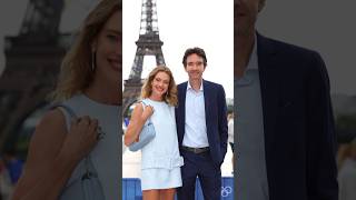 Natalia vodianova and antoine arnault Paris Olymic games 2024 natalia [upl. by Aisatana]