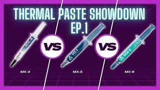 What is the best Thermal Paste Thermal Paste Showdown Episode 1 Arctic MX4 vs MX5 vs MX6 [upl. by Rambow]