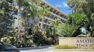 Amathus Beach Hotel outside from street and beach [upl. by Rowe]