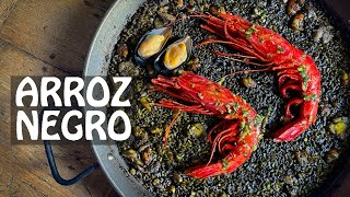 ARROZ NEGRO  PAELLA NEGRA [upl. by Kentiga324]