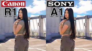 Canon EOS R1 vs Sony Alpha 1 Portrait Mode Autofocus Camera Test Comparison [upl. by Ecirtnom]