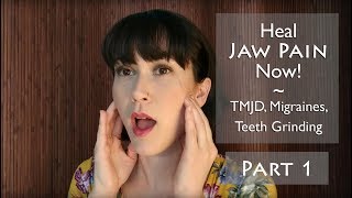 Heal Jaw Pain TMJD Bruxism Migraines and Tension Headaches Easy Self Massage for Jaw [upl. by Assirek]