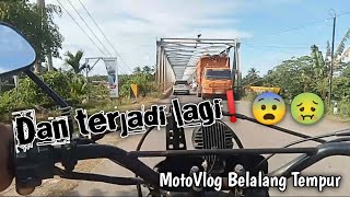 Trip MotoVlog menuju lokasi kerja di mulai di seperempat perjalanan karena hal ini❗ [upl. by Kathie]