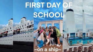 first day of college on a ship  Semester at Sea [upl. by Prevot]