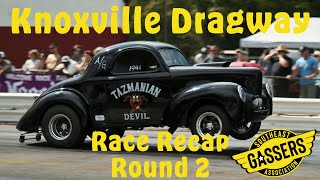 Southeast Gassers Official Race Recap Knoxville Dragway Round 2 [upl. by Nnaylrebmik]