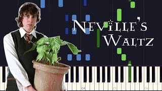 Synthesia  Nevilles Waltz Harry Potter 4 PIANO TUTORIAL  SHEET MUSIC [upl. by Petersen]