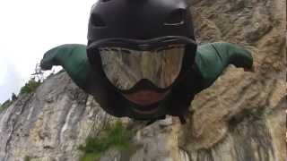 Wingsuit BASE Jumping 2012  In the Steep Cliffs [upl. by Ahsieym]