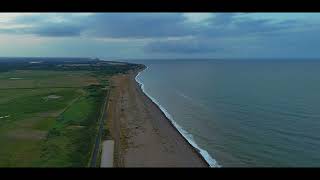 DJI Mini 4 Pro Flight  Aldeburgh Suffolk Sunset July 2024 [upl. by Annaerda]