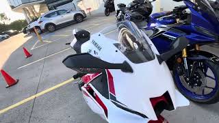 Yamaha YZFR9 First Look In The Flesh [upl. by Essy]