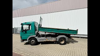 DAIMLERBENZ Atego 818 K 4x2 Grüne Plakette [upl. by Odlopoel]