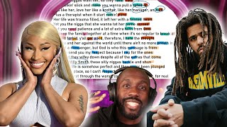 EMINEM FAN REACTS to Nicki Minaj x J Cole  Let Me Calm Down [upl. by Wynny]