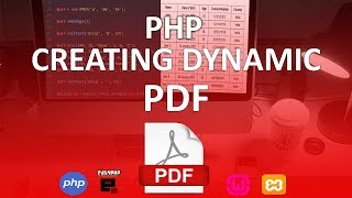 Creating Dynamic PDF in PHP [upl. by Frydman]