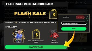 FLASHSALE IS COMING BACK TO FC MOBILE 😱🤩 CONFIRMED ✅ NEW REDEEM CODE REVEALED BY EA 🤐🤫 REDEEM ASAP [upl. by Nodnnarb985]