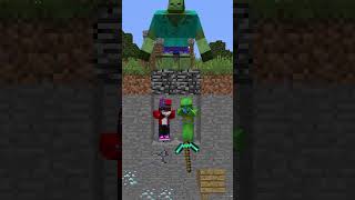 Mikey and JJ got trapped in minecraft maizen minecraft jj mikey [upl. by Noelyn]