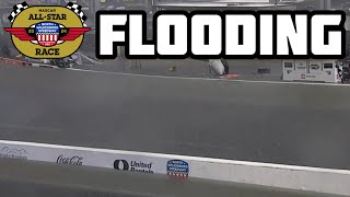 2024 NASCAR NORTH WILKESBORO SPEEDWAY FLOODING AT THE ALL STAR RACE [upl. by Eirotal]